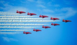 查尔斯国王生日的红色箭头路线：在哪里可以看到它们飞过