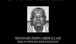 前Harimau Malaya球员Shaharuddin Abdullah去世