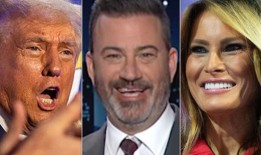 “开玩笑的!：吉米·坎摩尔尖刻地提醒特朗普不要忘了梅拉尼娅