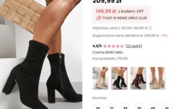 这双卡扎尔的时髦短靴怎么样？现在便宜了300兹罗提在CCC也是一样，蕾妮