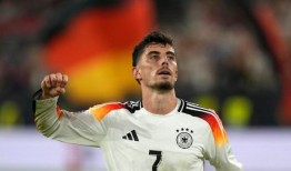 德国主帅说,阿森纳球星哈弗茨可以在很多位置上成为世界级球员